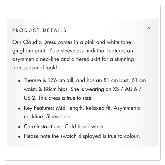 New Esther & Co Pink Gingham Claudia Dress - Picture 5 of 5